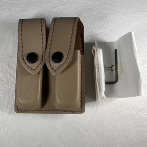Safariland Double Handgun Magazine Pouch : 77-76-553 S&W59 Ber-92 No Belt Clips - Picture 1 of 7