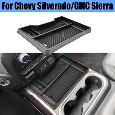 For 2019-2022 Chevy Silverado/GMC Sierra 1500 Car Organizer Tray Storage Box - Image 1 of 4