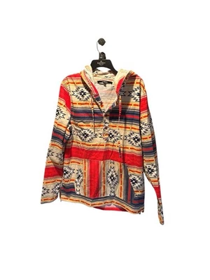 Carbon 男式阿兹特克印花连帽套衫衬衫 L  — 第 1/4 张图片