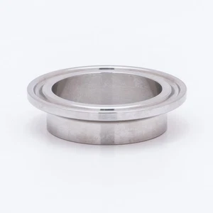 3/4 in. Tri-Clamp (Tri-Clover) x Weld Short Sanitary Fitting - 316 SS - Picture 1 of 1