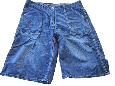 Pantalones Cortos de Jean Ecko Unltd Denim Para Hombre 42 Sueltos Grunge Patinador Y2K Años 2000 Hip Hop Rap Foto 1 de 4