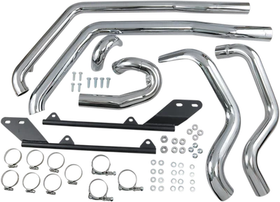 Tubos de escape Bassani Power Curve True Dual para Harley Softail 2007-2017 Foto 1 de 3