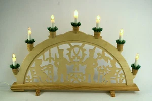 HOLZ-SCHWIBBOGEN LICHTERBOGEN BERGMANN 7-fl. - Bild 1 von 4