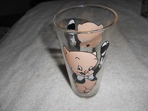 VINTAGE 1973 PEPSI COLLECTORS SERIES PORKY PIG GLAS TUMBLER WARNER BROS - Bild 1 von 3