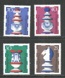 Germany Bundes rep. 1972 year MNH(**) Mi.# 742-745 chess - Picture 1 of 1