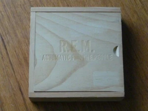 REM: "Automatic For The People" Ltd.Ed. CD Wood Box w/Artwork [michael stipe QQ - Picture 1 of 7