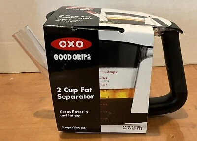 OXO Good Grips Fat Separator . Holds 2 Cups. New. - Image 1 of 4