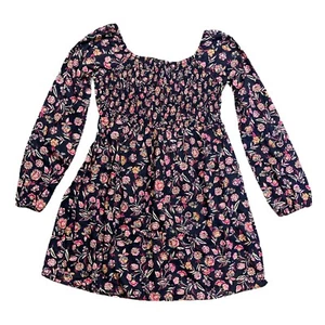 GAP Kids Girl's Long Sleeve Smocked Print Dress Size S(6/6) - Picture 1 of 2