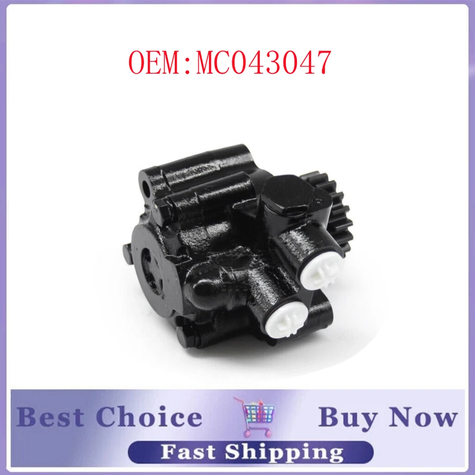 Power Steering Pump MC043047 Fit For Mitsubishi Fuso FK417 FK457 6D14 6D15 6.6L - Imagem 1 de 4