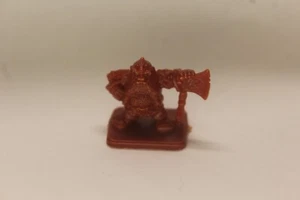 Zwerg gebrauchte Hero Quest Original rote Ersatzfigur 1989 Version - Bild 1 von 3