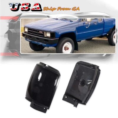 2件装烟雾前侧标记角灯适用于1984 - 1986年丰田皮卡和4Runner — 第 1/4 张图片