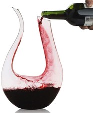 Decanter,Smaier 1200ml Decantatore di vino Aeratore Caraffa Wine Decanter
