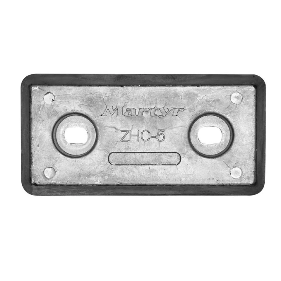 Martyr Anodes CMZHC5AZ Zinc 8"x4" Hull Bolt-on Hull Anode Canada Metal