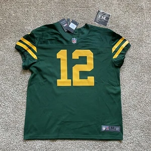 Men’s Size 52 Aaron Rodgers Throwback Green Bay Packers Nike Vapor Elite Jersey - Picture 1 of 7