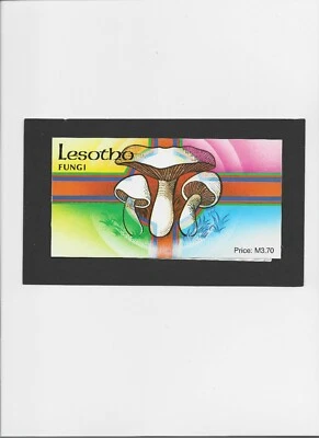 LESOTHO Booklet #391a & 393a MNH F-VF "Fungi" 1983 iss. 1pane of 2, 2 panes of 4 - Image 1 of 3