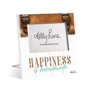French Country Hide Happiness is Handmade 6x4 Inch Photo Frame - Bild 1 von 1