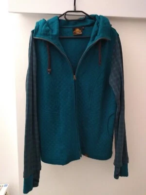 CHAPATI Jacke Kapuzenjacke Ethno Bio Baumwolle unisex grün Größe M - Bild 1 von 4