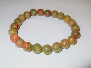 - Bracciale Pietra Cristalloterapia - UNAKITE (SF8) - Picture 1 of 1