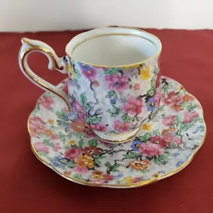 Royal Albert Teacup And Saucer Rose Chintz Demitasse espresso size - Picture 1 of 8