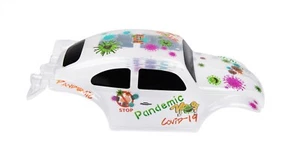 Custom Buggy Body Anti-Virus Theme Clear for ARRMA 1/8 TALION 6S BLX Truck Cover - Picture 1 of 4