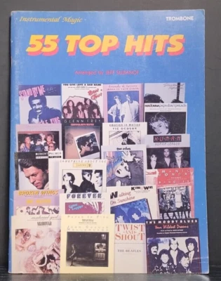 55 Top Hits Arranged by Jeff Sultanof for Trombone - Image 1 of 4