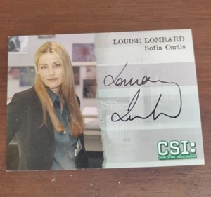 Louise Lombard CSI Strictly Ink Signed Trading Card - Picture 1 of 1