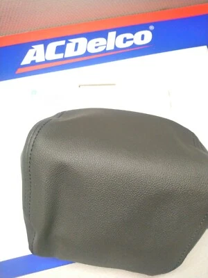 Capa de encosto de cabeça de couro Pontiac G8 GM NOS 2008-2009 preta ébano - Imagem 1 de 3