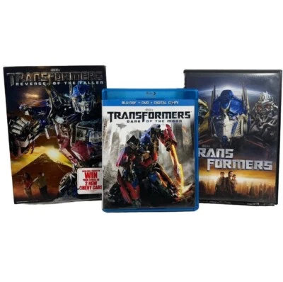 Transformers DVD Lot Of 3:Dark of the Moon,Revenge of the Fallen, Transformers 1 - Image 1 of 4