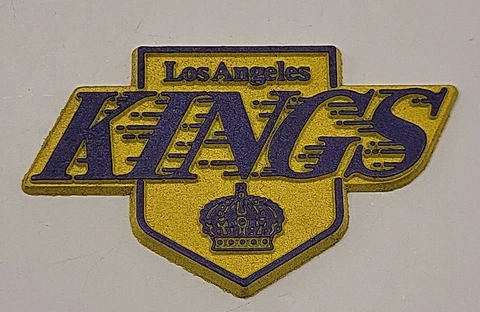 Vintage Los Angeles Kings Standing Board Hockey Fridge Rubber Team Logo Magnet Cover