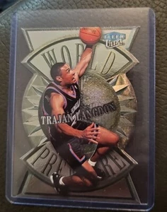1999-00 Fleer Ultra World Premiere Trajan Langdon #8WP Rookie RC 🔥 🔥 - Picture 1 of 2