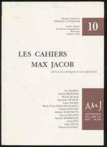 Les Cahiers Max Jacob : revue de critique et de creation : revue des Presses u.. - Picture 1 of 1