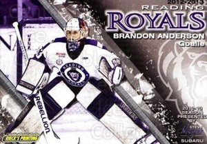 2012-13 Reading Royals #31 Brandon Anderson