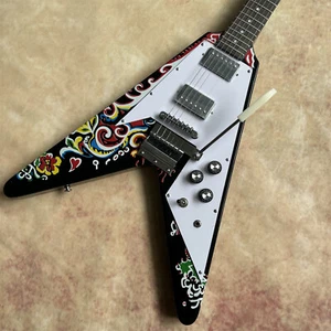 Guitarra Eléctrica Psicodélica Custom Shop 67 Jimi Hendrix Flying V Bigsby Bridge - Imagen 1 de 12