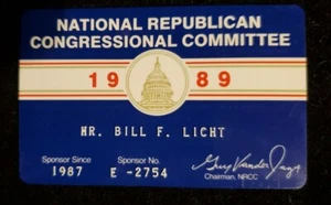 1989 National Republican Congressional Committee Member cc769 - Picture 1 of 2