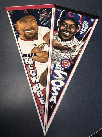 1998 Mark McGwire / Sammy Sosa Pennant Lot Cover