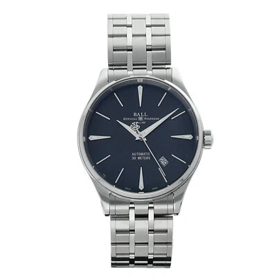 Reloj automático para hombre Ball Trainmaster Legend NM3080D acero 40 mm esfera negra Foto 1 de 4