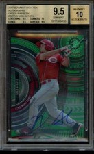 Nick Senzel Auto /99 Green BGS 9.5 Auto 10 Bowman High Tek 2017 Reds Autograph
