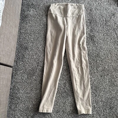 Loveall Everyday High Waisted Leggings In Oatmeal Beige Size 6 Petite - Image 1 of 4