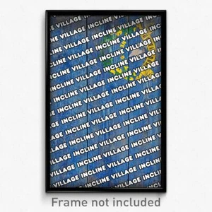 Incline Village Nevada Poster (NV City Souvenir 11x17 Town Print) - Picture 1 of 1