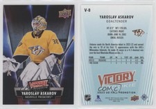 2023 Upper Deck Fall Expo Victory Black Rookies Yaroslav Askarov #V-8 Rookie RC