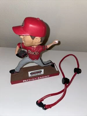 Patrick Corbin Bobblehead and Arizona Diamondbacks Necklace - Image 1 of 4