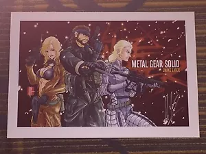 2016 Wondercon Metal Gear Solid Snake Eater Kunstdruck Signby Jeff Martinez 13 x 19 - Bild 1 von 1