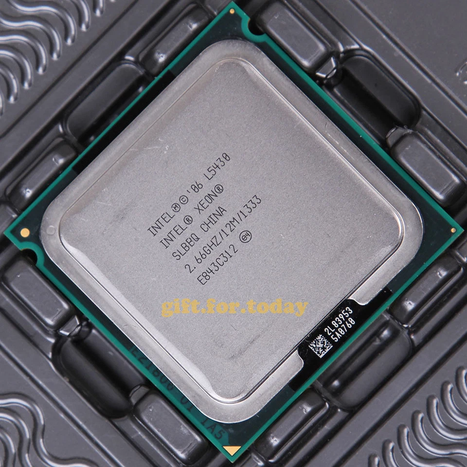 Original Intel Xeon L5430 2.66 GHz Quad-Core (EU80574JJ067N) Processor CPU - Image 1 of 1