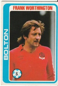 Topps Chewing Gum 1979 Footballers Trade Card Frank Worthington Bolton
