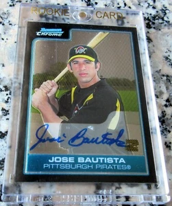 JOSE BAUTISTA 2006 Bowman Chrome AUTO Autograph Rookie Card RC 344 HRs SN3240555 - Picture 1 of 2