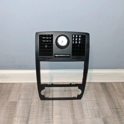 2005-2007 Chrysler 300 Dodge Charger AC Heater Climate Control Radio Bezel Black - Image 1 of 4