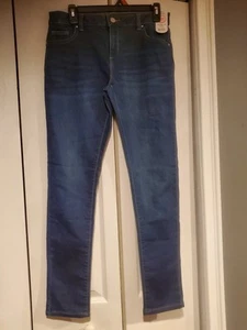 Wonder Nation Girls Blue Skinny Jeans Size 18 New Ith Tag - Picture 1 of 5