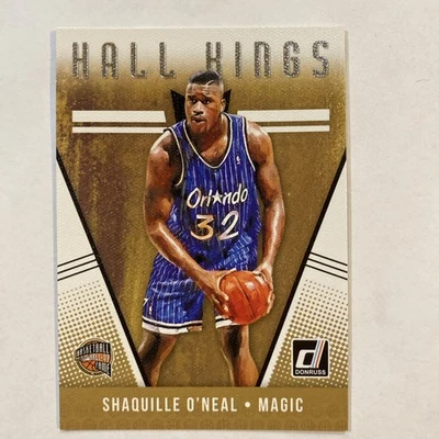 2018 2018-19 Panini Donruss Hall Kings #30 Shaquille O'Neal HOF Shaq Insert Card - Image 1 of 2