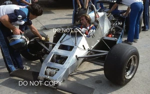 LIGIER JS19 JACQUES LAFFITE SHEL 35MM SLIDE PHOTOGRAPH  1982 BRITISH GRAND PRIX - Picture 1 of 3