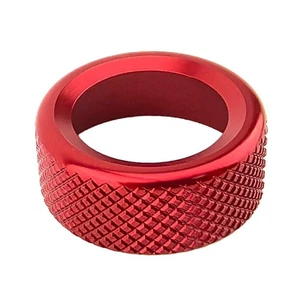 Red Gear Shift Drive Mode Switch Knob Trim Cover Ring Fit for Kia K5 2021-26 New - Picture 1 of 4